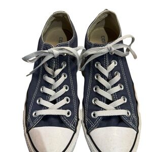Converse All Star Dark Blue Canvas Sneakers Mens Size 6 & Womens 8